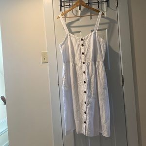 Size 16 loft outlet button down sweetheart dress